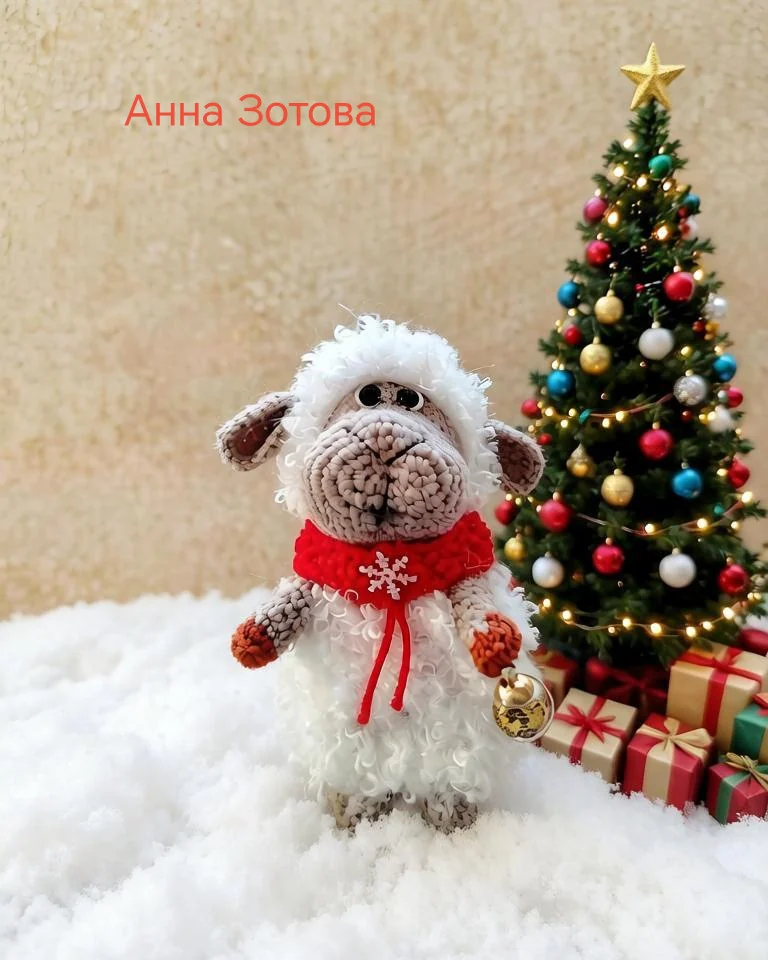 Барашек в шарфе