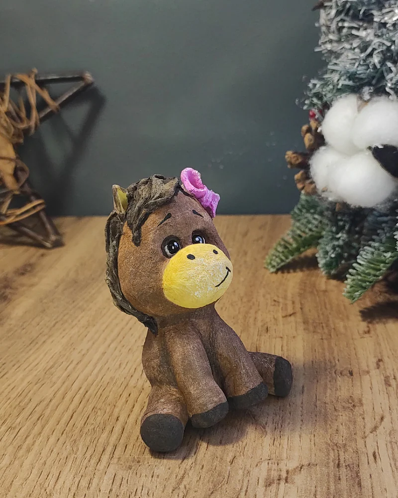 Ватная игрушка «Лошадка»