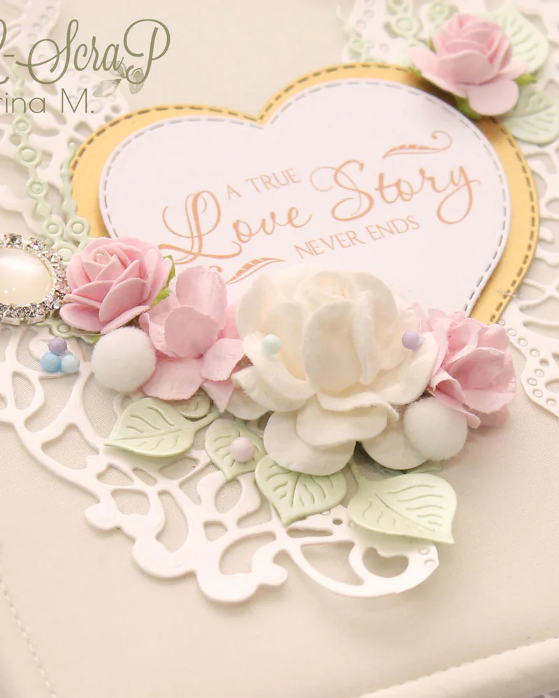 Коробочка для денежного подарка или сертификата на свадьбу Love Story
