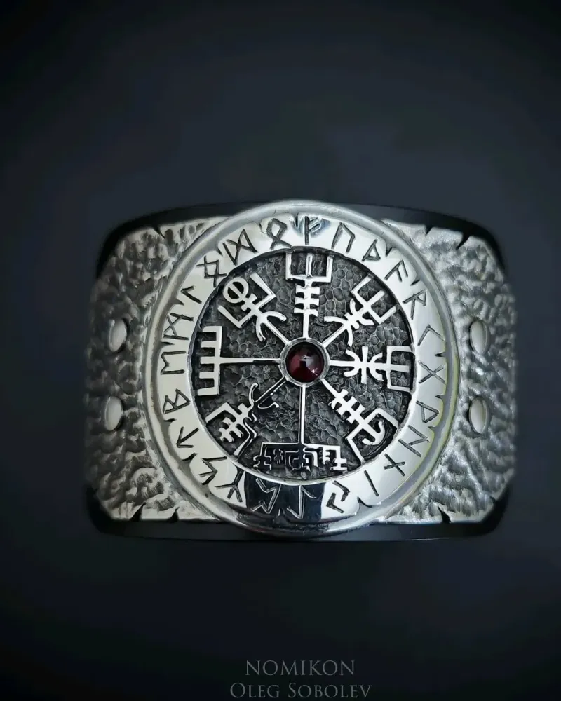 Рунический браслет Vegvisir - (Рунический компас) — Основной