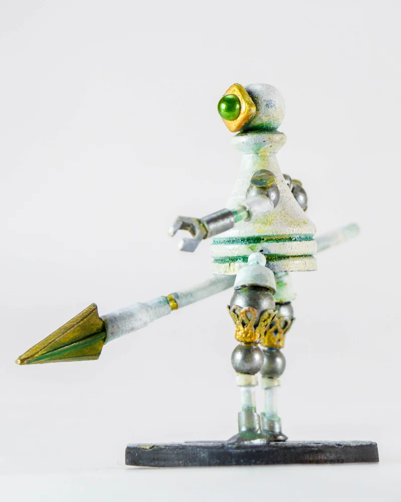 Авторская фигурка БП-02 «Пешка», белая — БП-02