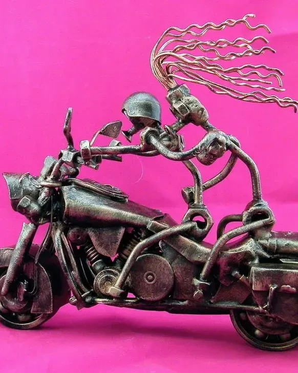 Влюбленные на байке Honda VTX 1800 — Основной