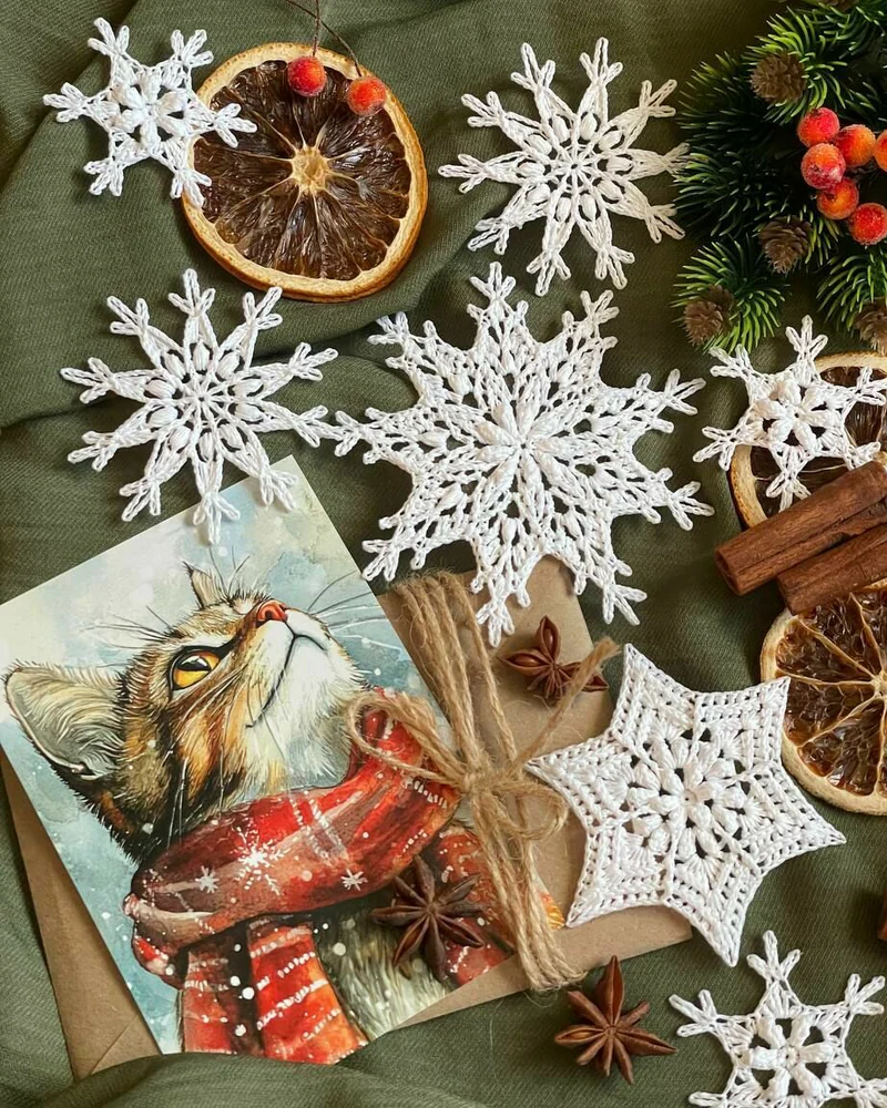 Снежинки. Новогодний декор