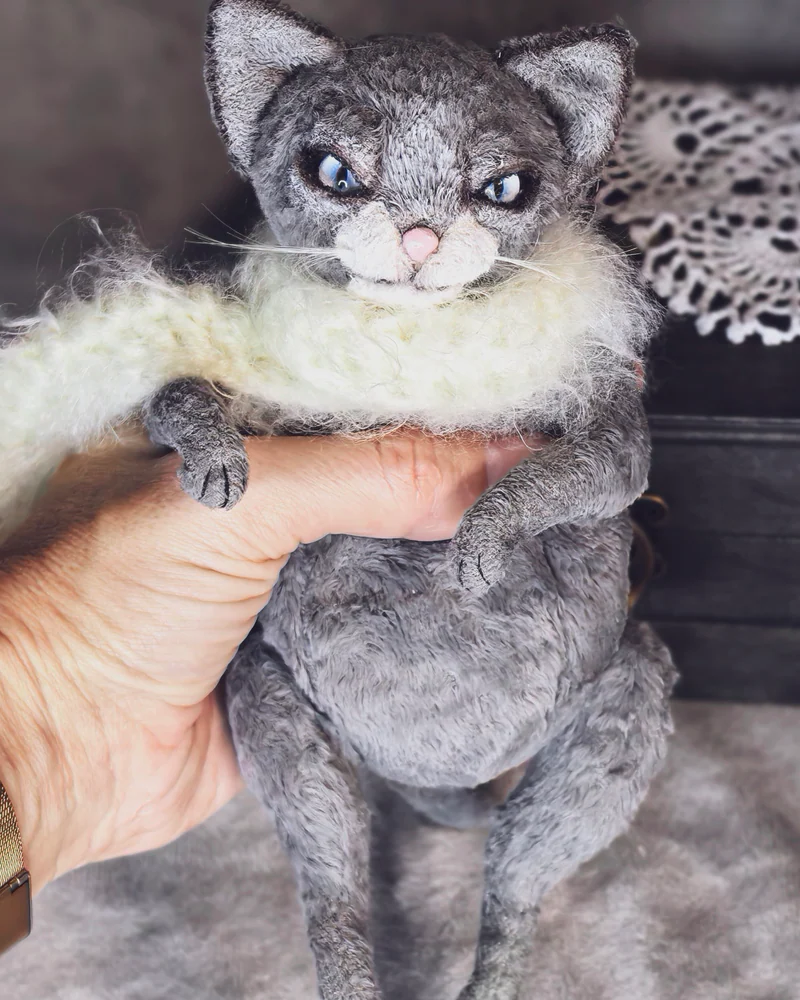 Кот тедди серый — Серый кот тедди
