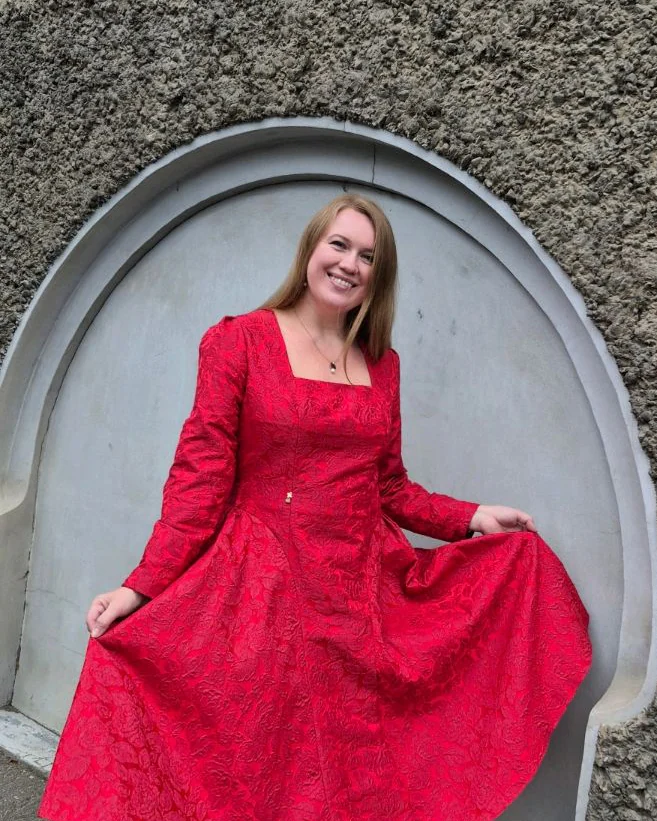 Lady in red жаккардовое платье, премиум Италия