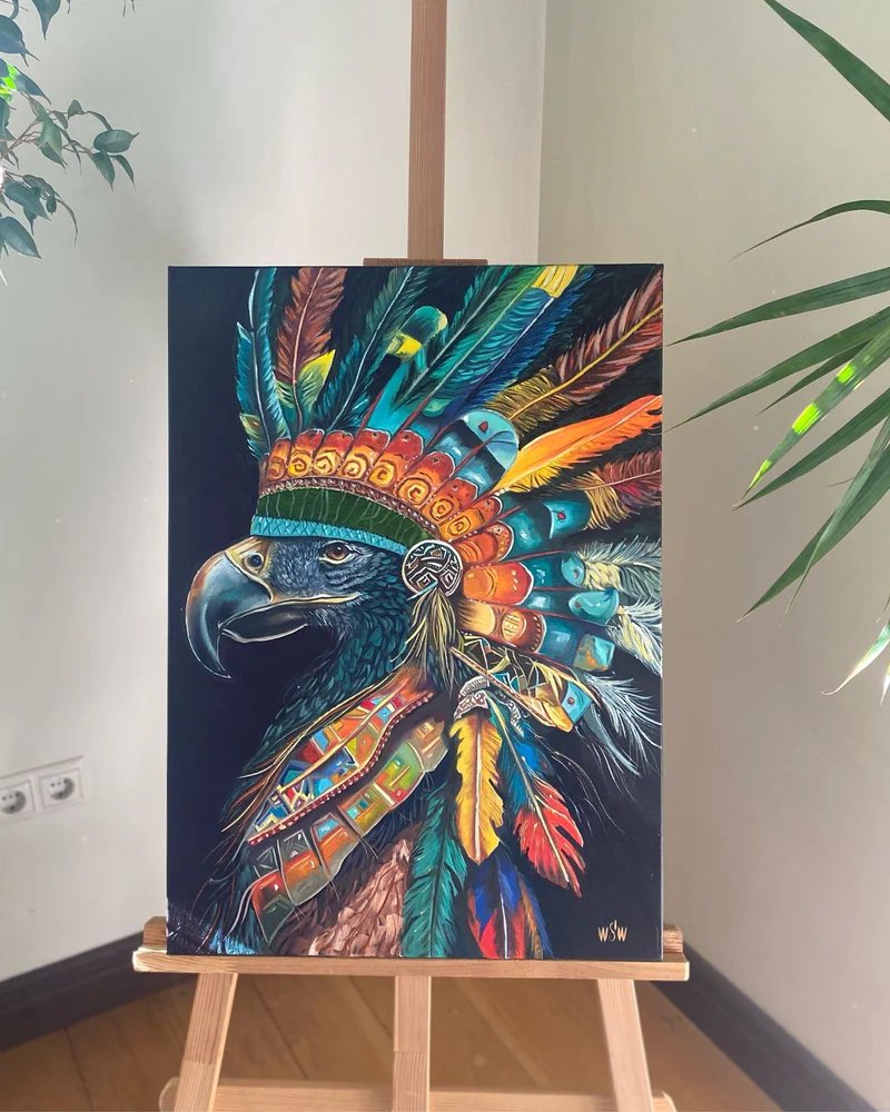 Картина маслом «Танец с ветром» 50×70 см — Оригинал
