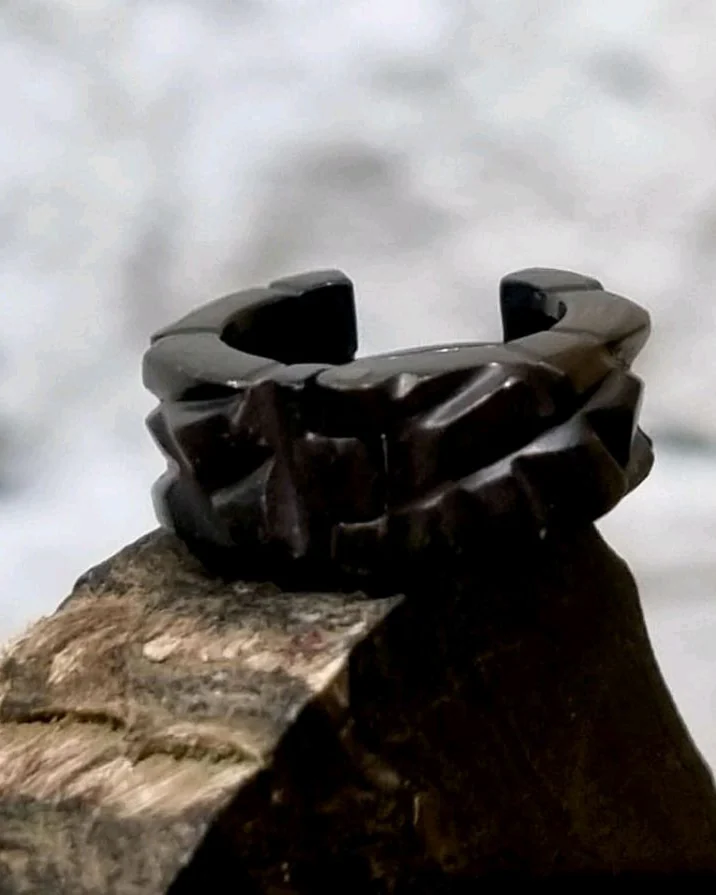 Моносерьга Big Hard серебро 925, черненое