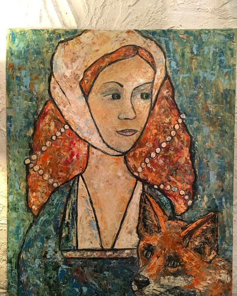 Картина маслом Лиса