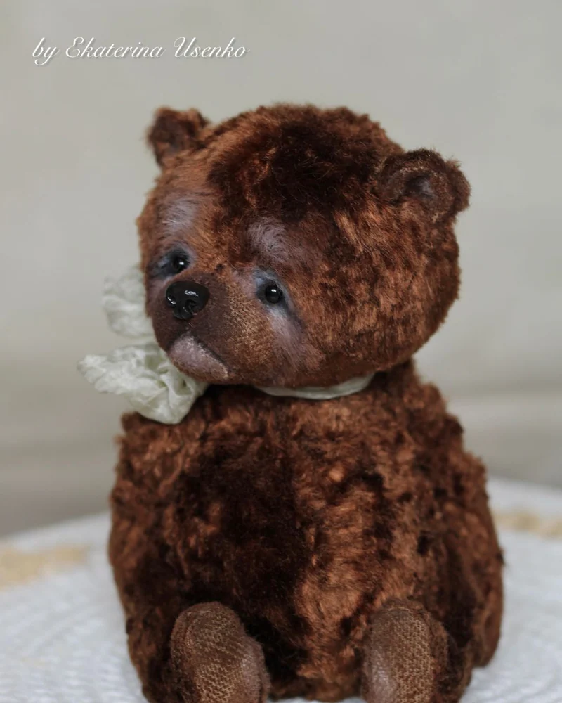 Мишка Тедди, коричневый — Коричневый