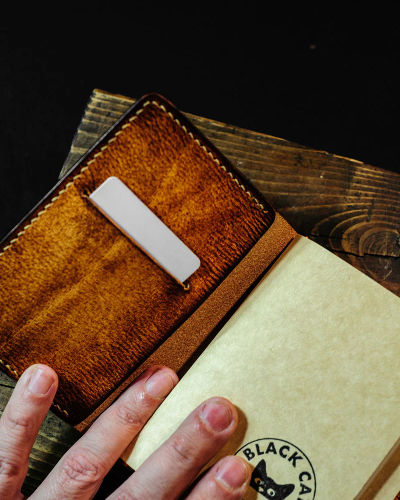 Кожаный блокнот Midori Passport, карманный тревел-бук