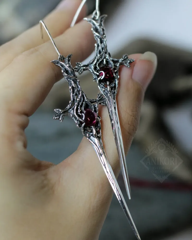 Серьги Огненных Мечей