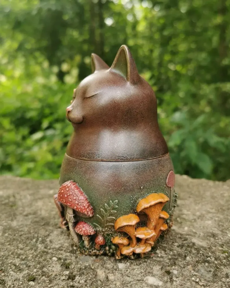Котик Сеня Грибочкин, шкатулка