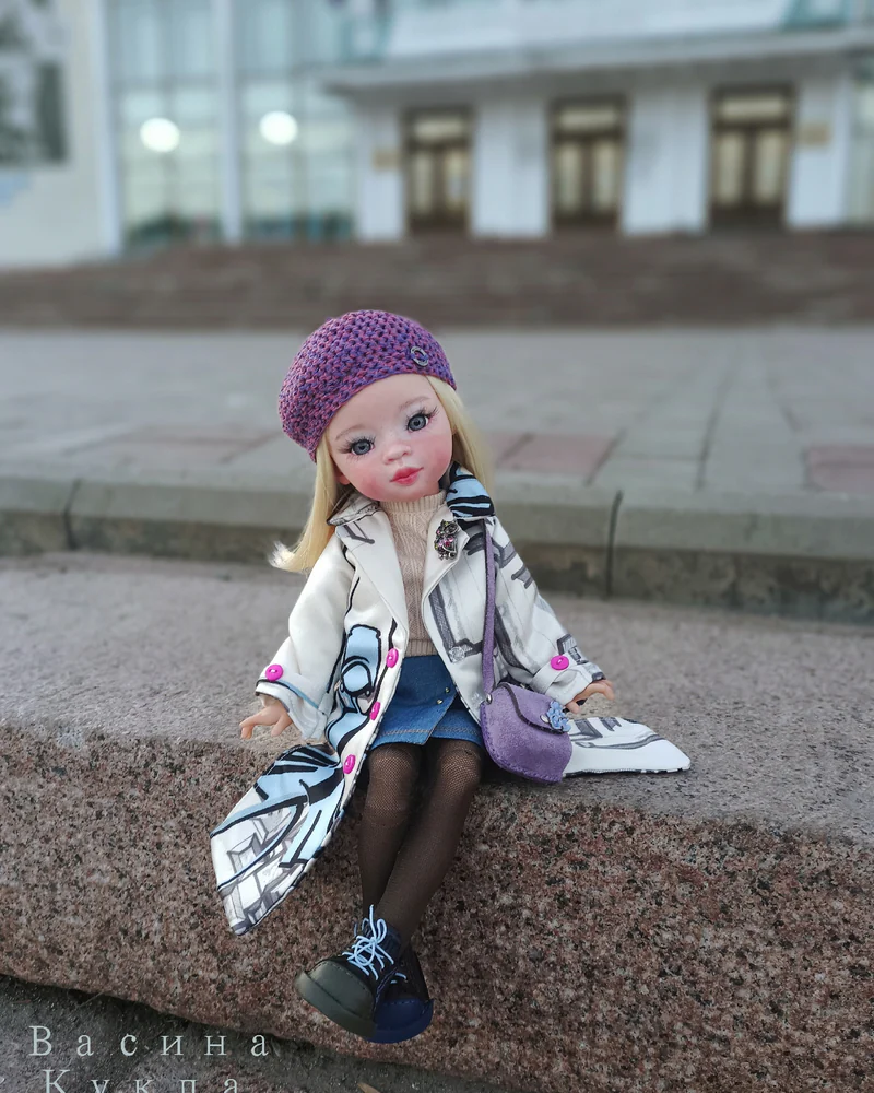 Плащ + берет для Паола Рейна
