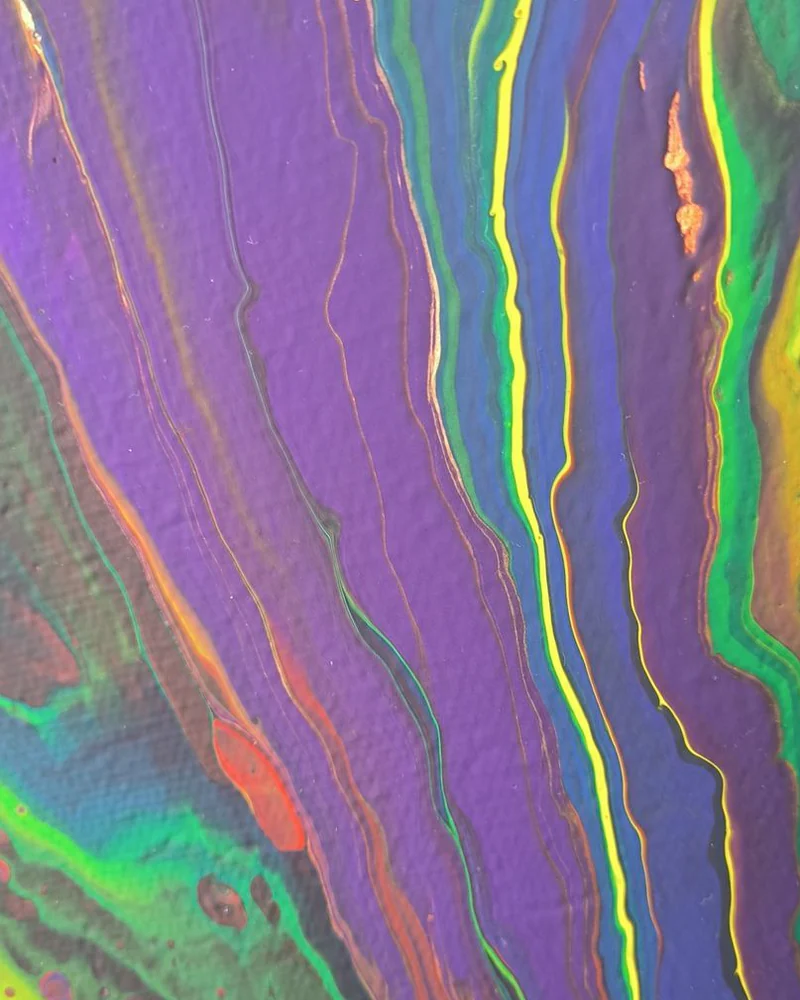 Картина жидким акрилом (fluid art) 30х60 см