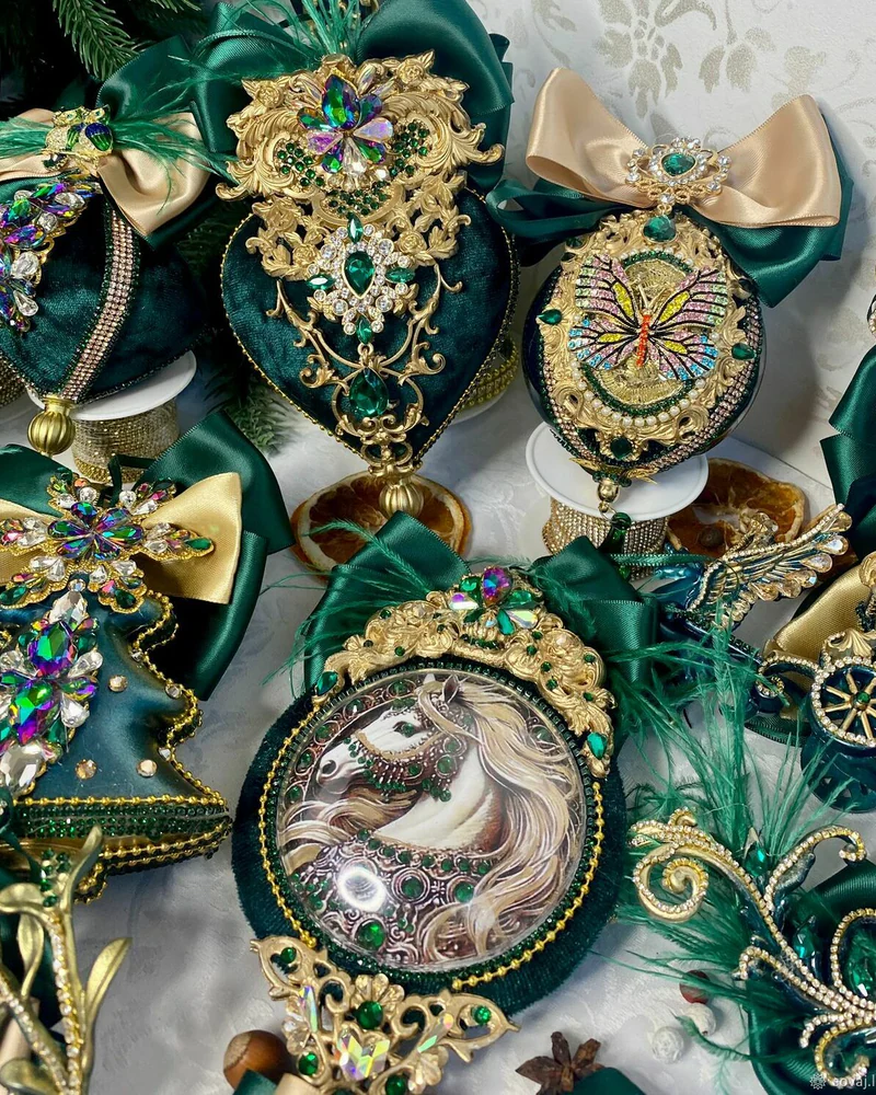 Набор ёлочных игрушек «Сказочный лес» с макушкой — Основной