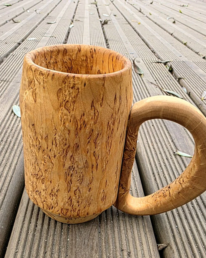 Кружка Нарядная. Карельская береза