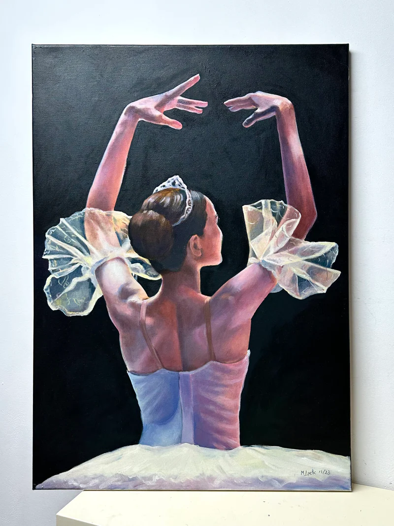Картина маслом «Балерина»