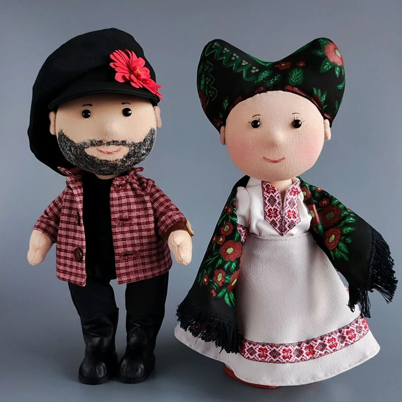 Кукла по фото Подарок для пары на годовщину свадьбы Куклы ручной работы