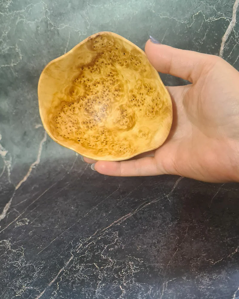 Миниатюрные чаши из берёзы