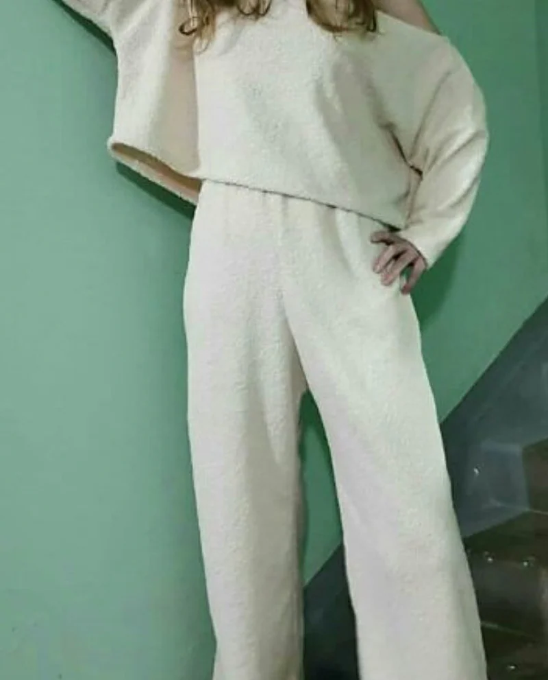 Трикотажный костюм oversize