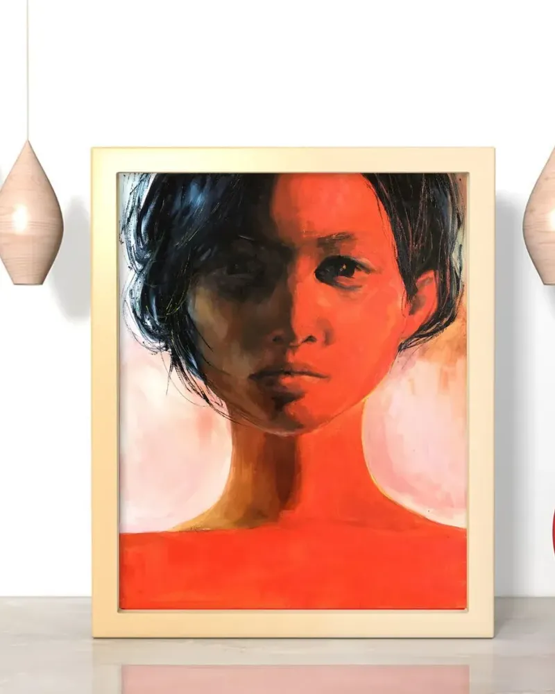 Портрет девушки. Картина маслом 40×50 см — 40×50 см