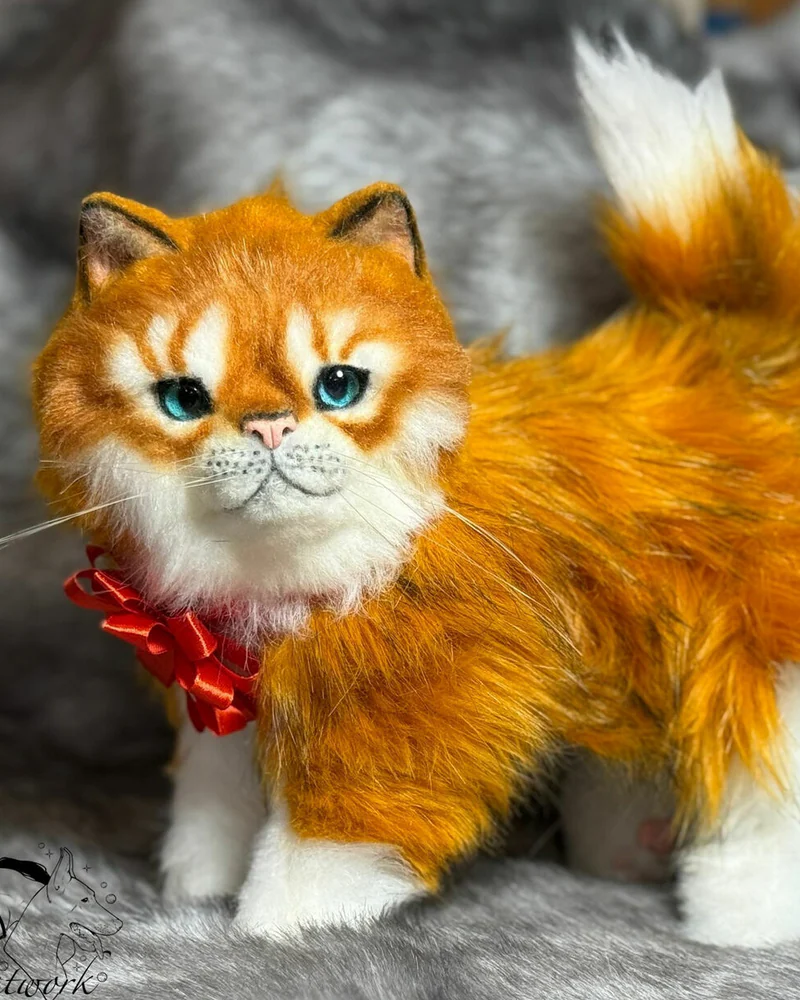 Реалистичный рыжий котенок 3.0