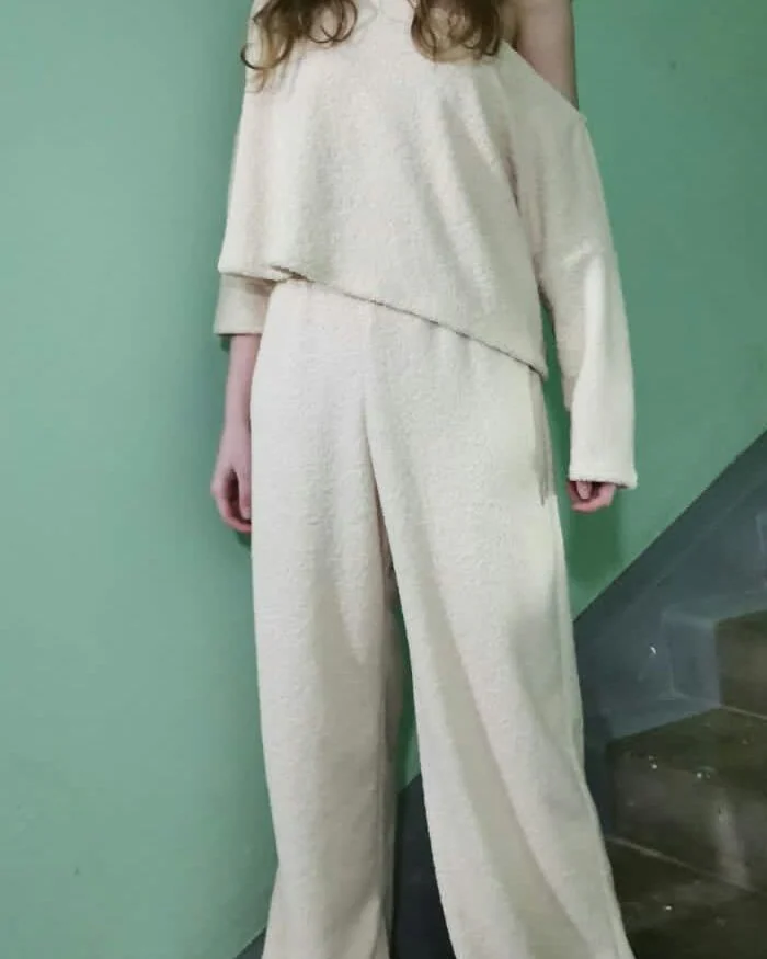 Трикотажный костюм oversize