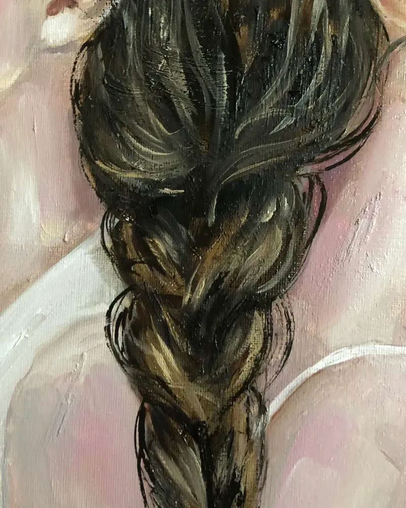 Сёстры. Картина маслом 40×60 см — 40×60 см