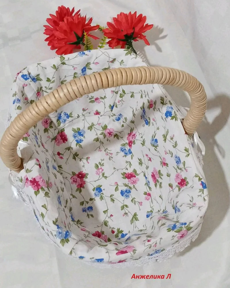 Пасхальная корзина, корзина для хранения, для букета, для сбора урожая