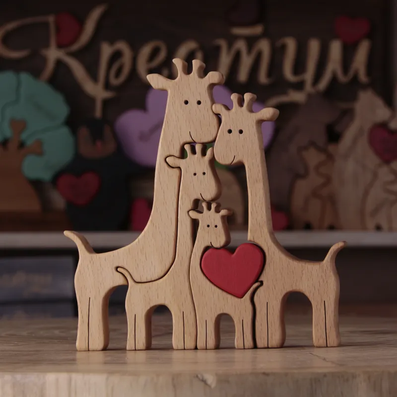 Семейная композиция зверей