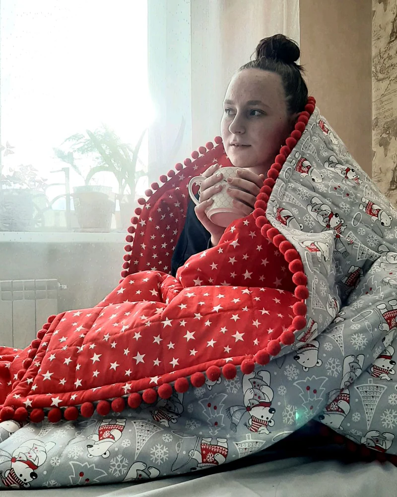 Плед, покрывало Новогоднее