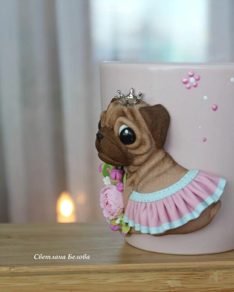 Мопс девочка