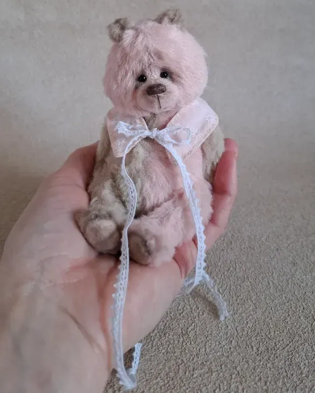 Мишка Тедди Фаня, розовый, 14 см