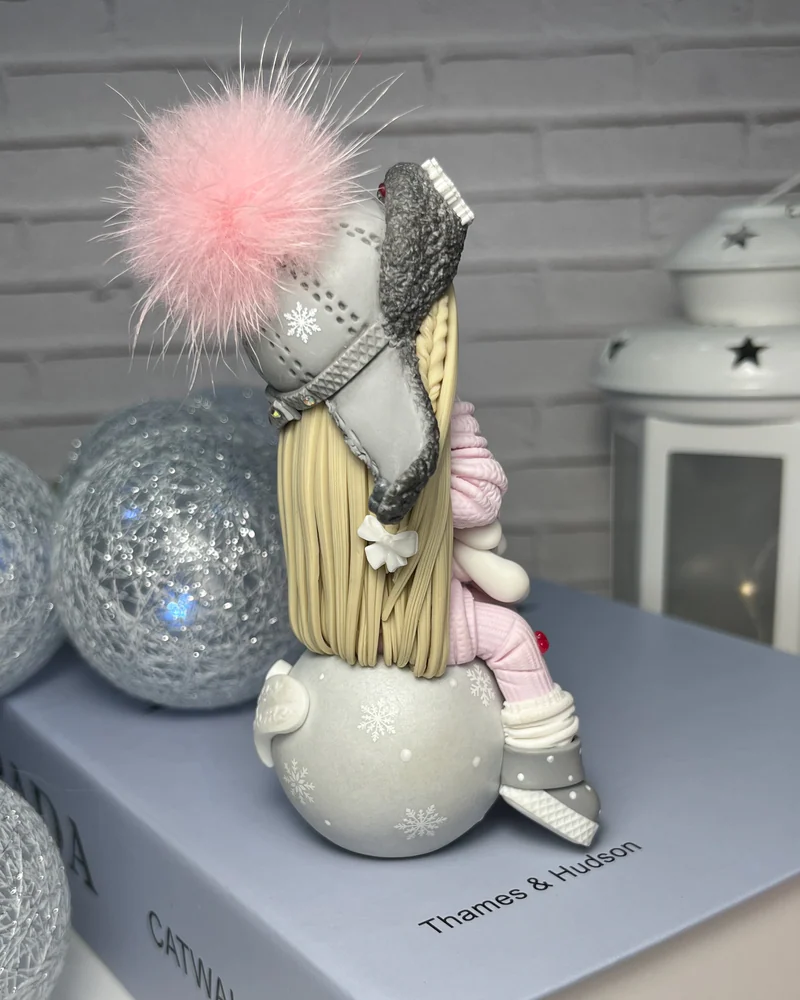 Кукла 3D в розовом образе