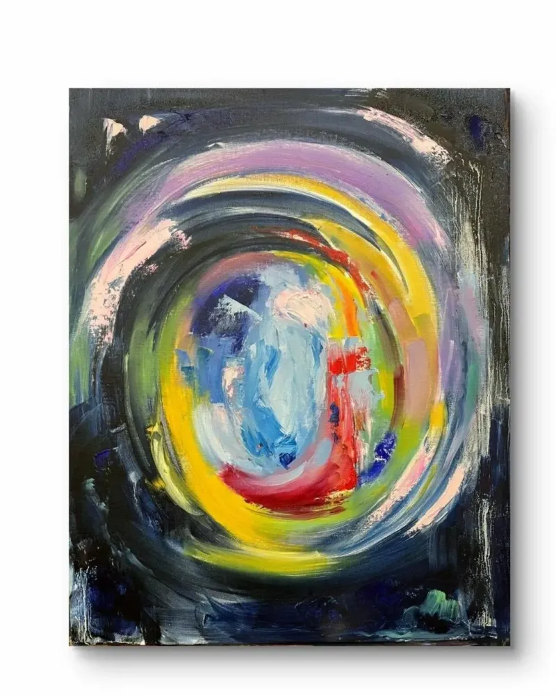 Преображение. Абстрактная картина маслом — 40×50 см