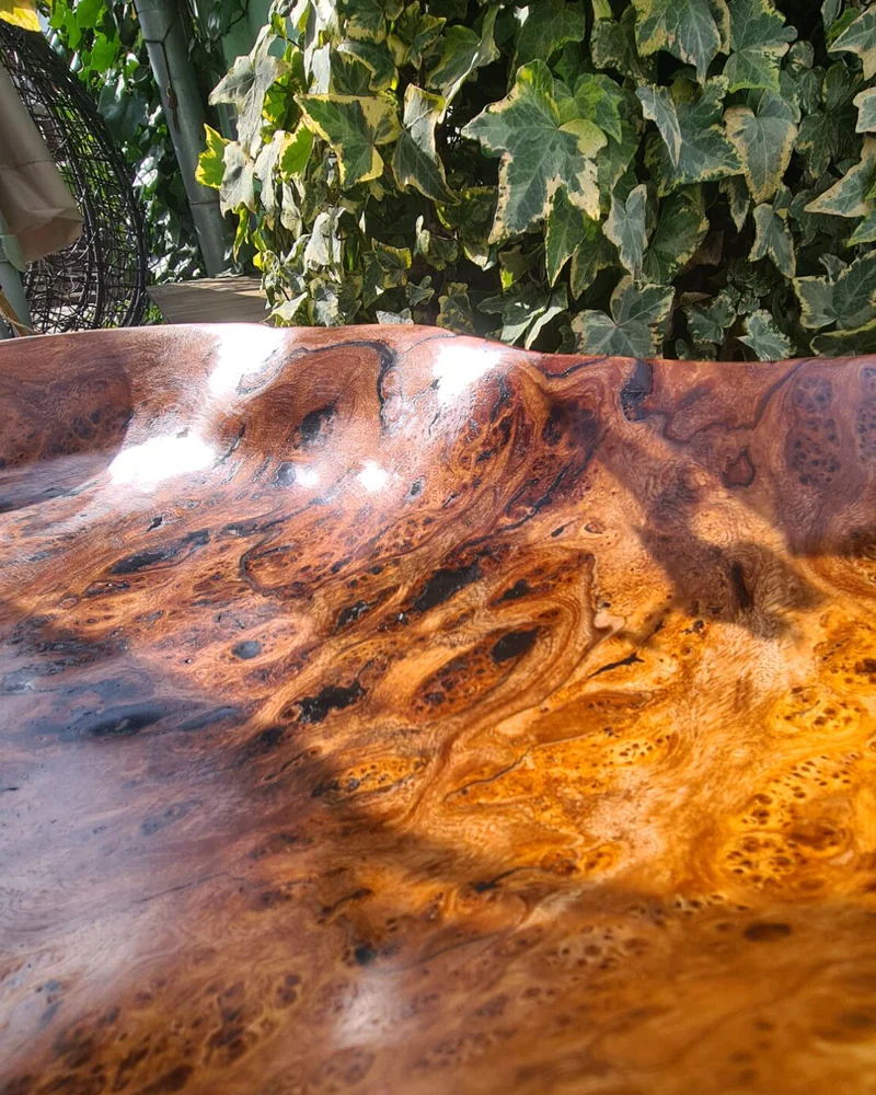 Большая чаша из капа карагача
