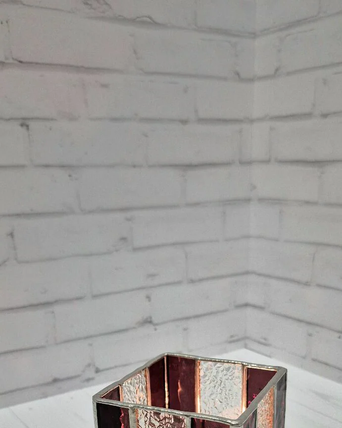 Подсвечник из витражного стекла — серия 7,5 см — Вариант по карточке 57462758