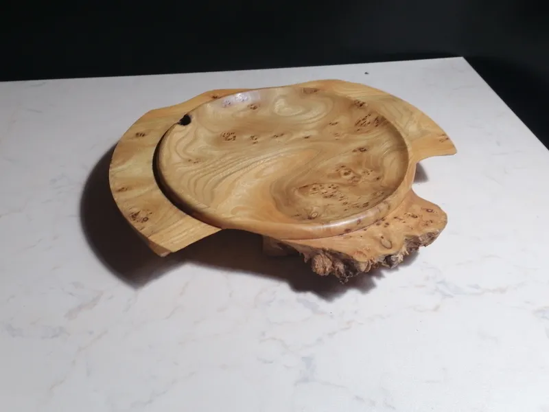 Блюдо из капа карагача