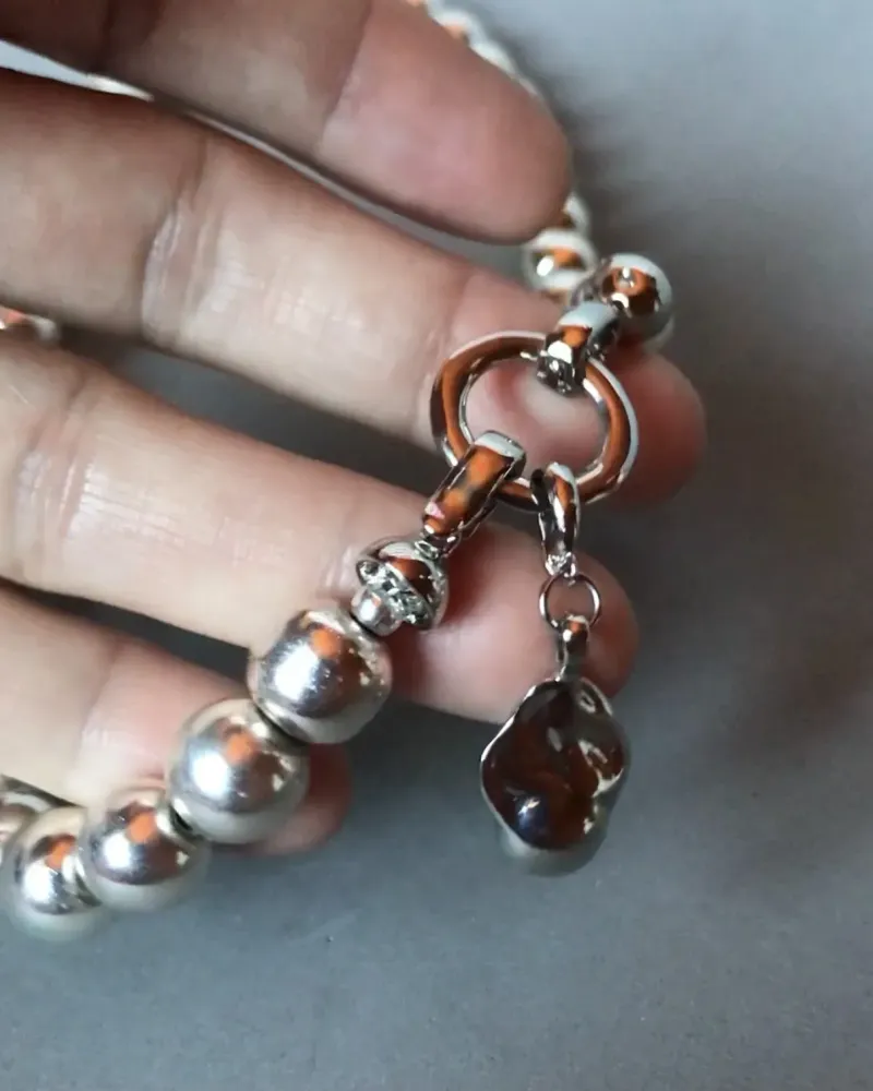 Серебряное колье