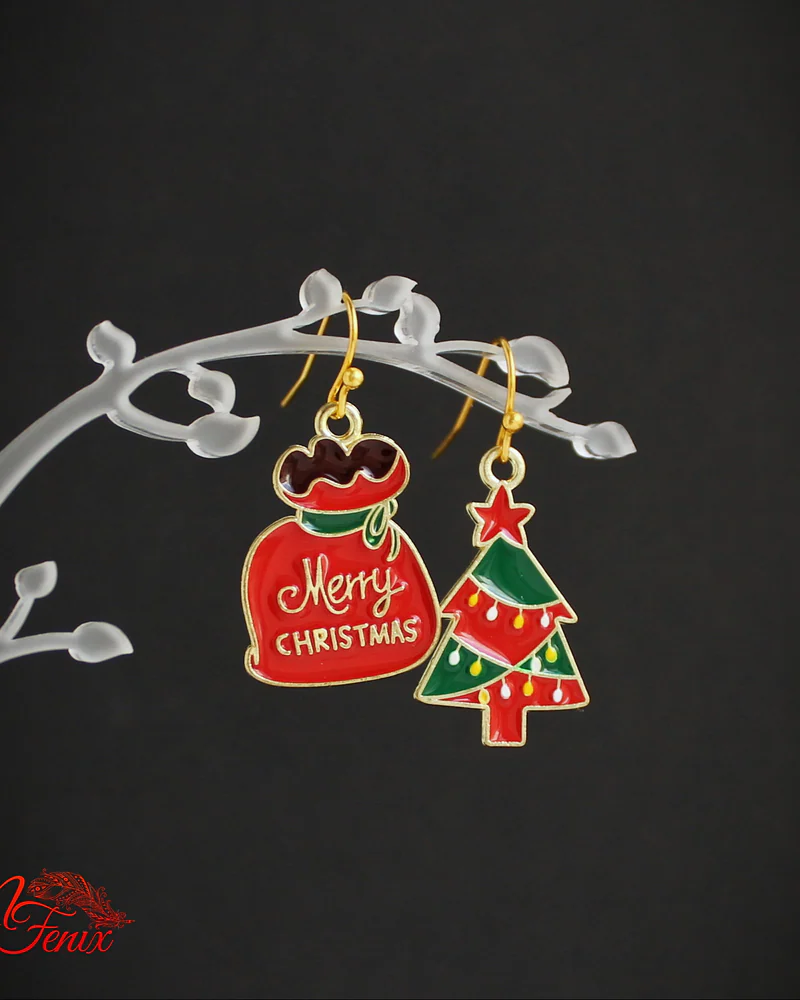 Серьги "Merry christmas"