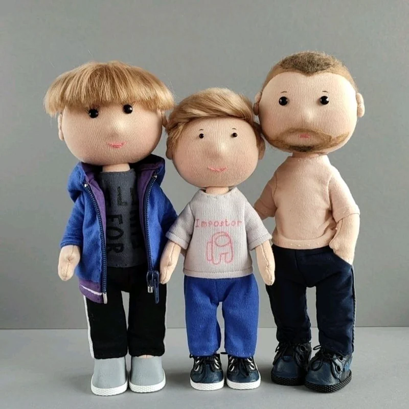 Куклы Семья Кукла по фото Подарок на Новый год Куклы ручной работы