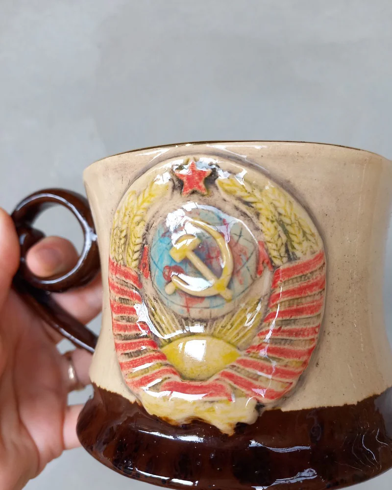 Кружка «СССР» в стиле сталинского ампира