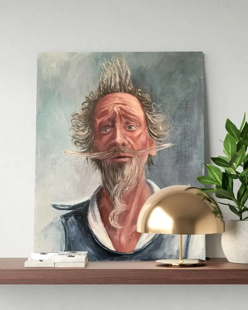 Дон Кихот. Картина маслом 40×50 см — 40×50 см