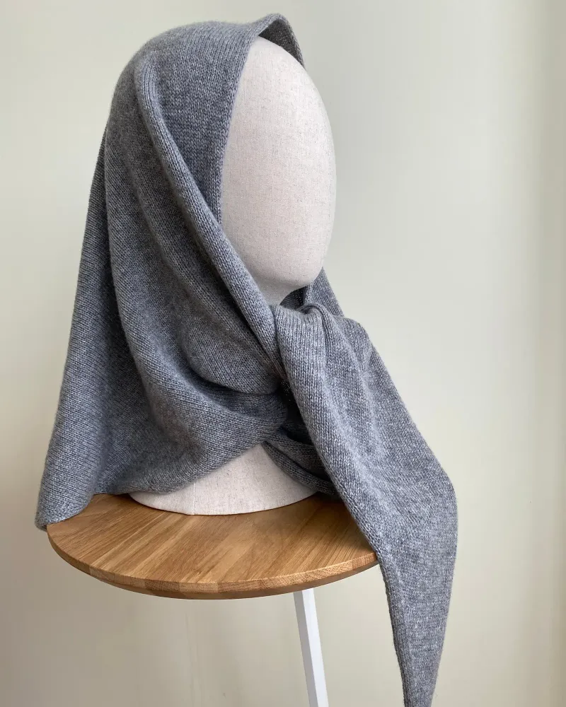 Косынка из кашемира — Серый