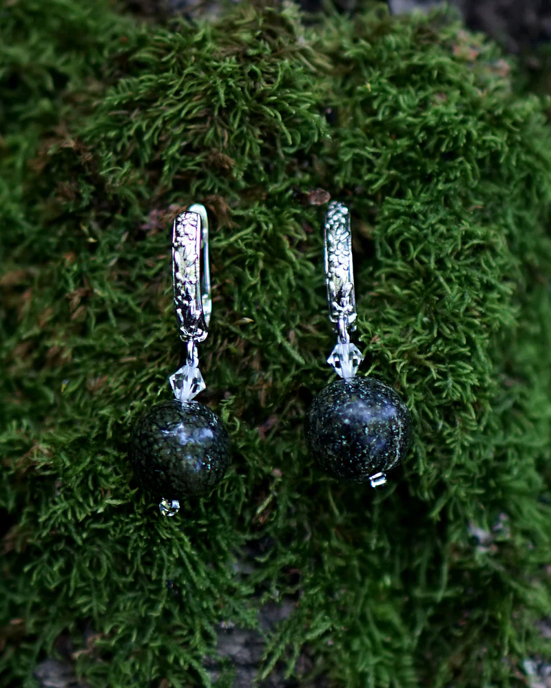 Серьги со змеевиком — Змеевик