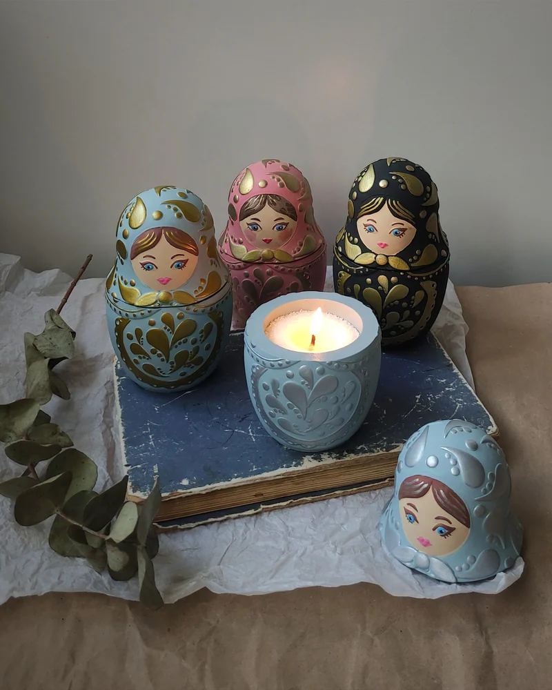 Свеча "Матрёшка"