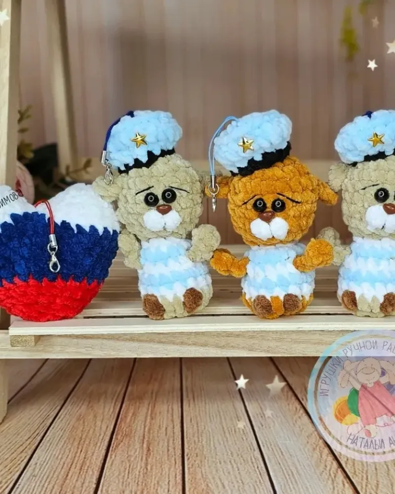 Брелоки-мишки ВДВ — Мишка ВДВ