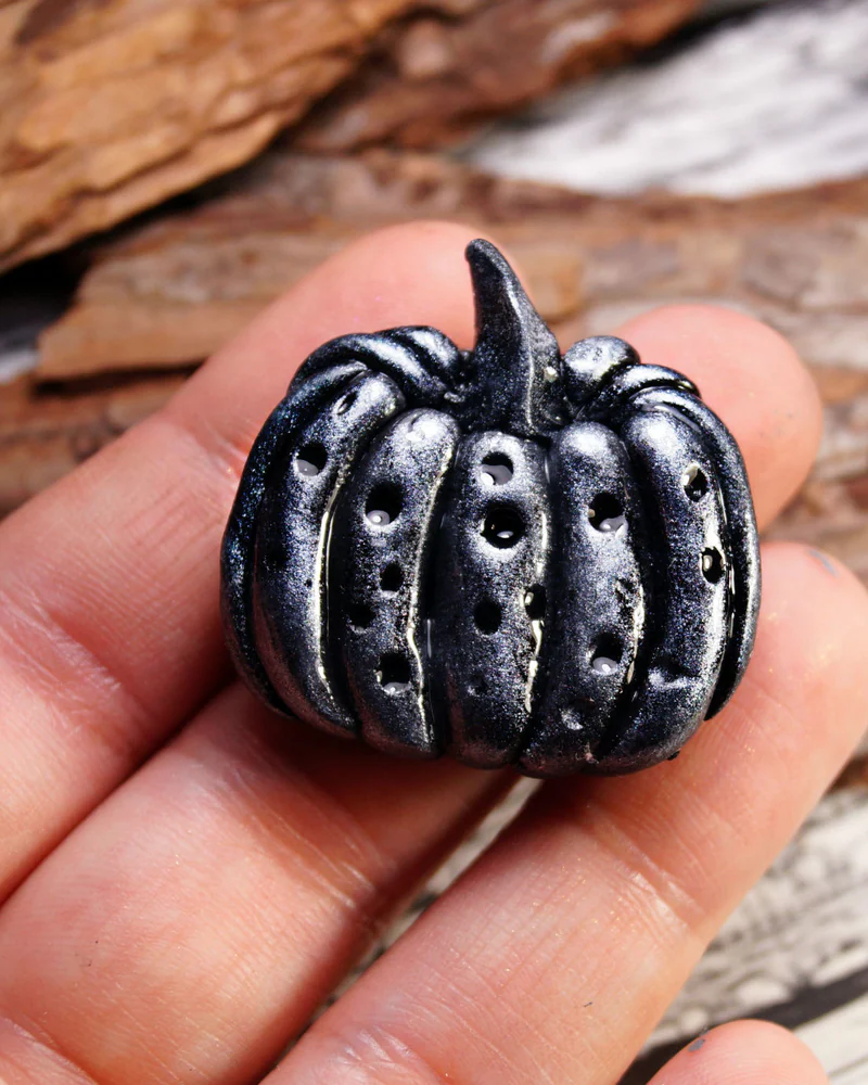 Брошь "Тыква"