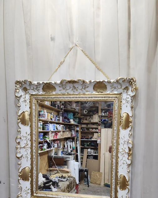 Зеркало резное ажурное 80×66 см — Основной