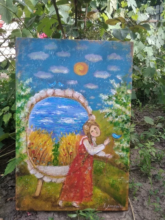 Вышивальщица